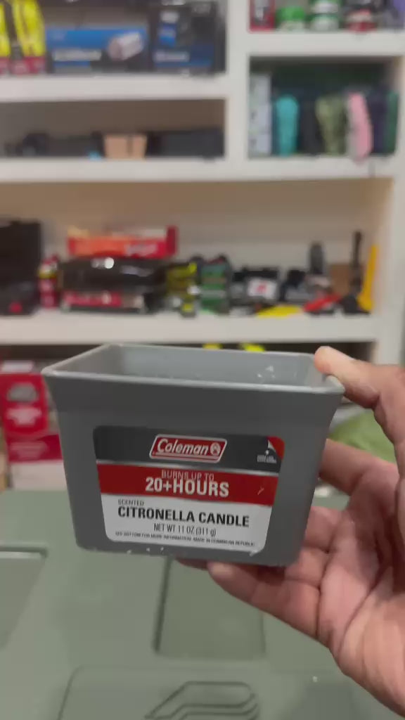 Coleman Vela De Citronela De 2 Mechas 311gr mas de 20 horas