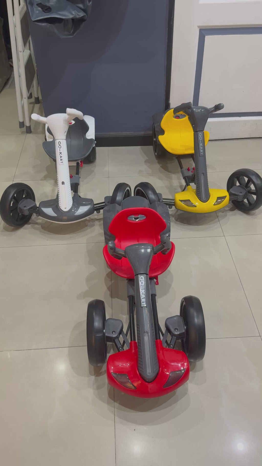 carro go kart a bateria