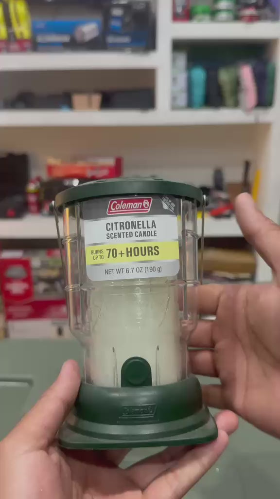 Vela Tipo Lampara De Citronella Coleman 70hrs