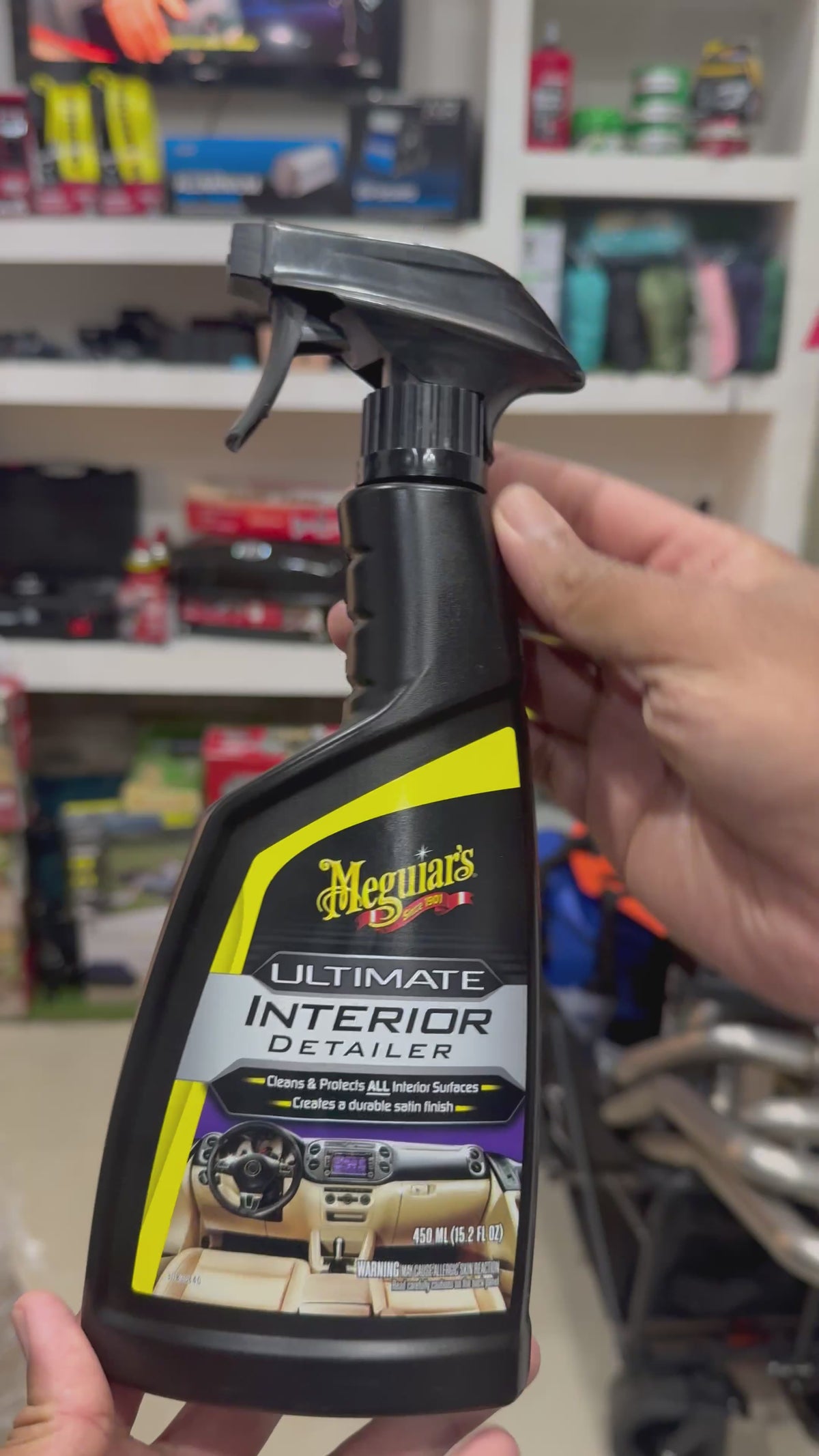 Limpiador y protector de interiores Ultimate Detailer Meguiars 450 Ml