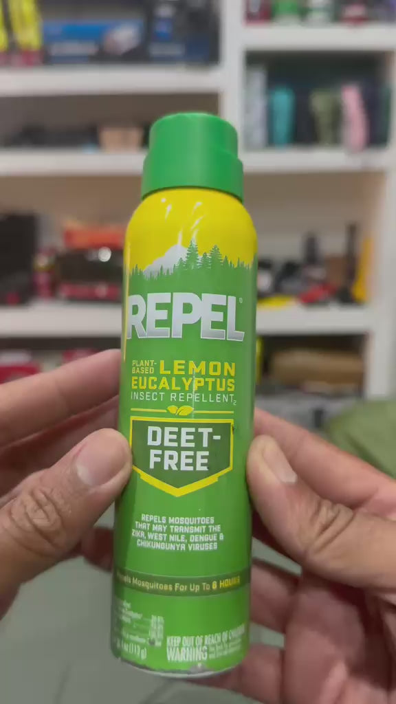 Repelente Repel Deet Free Eucalypto Y Limon Aerosol