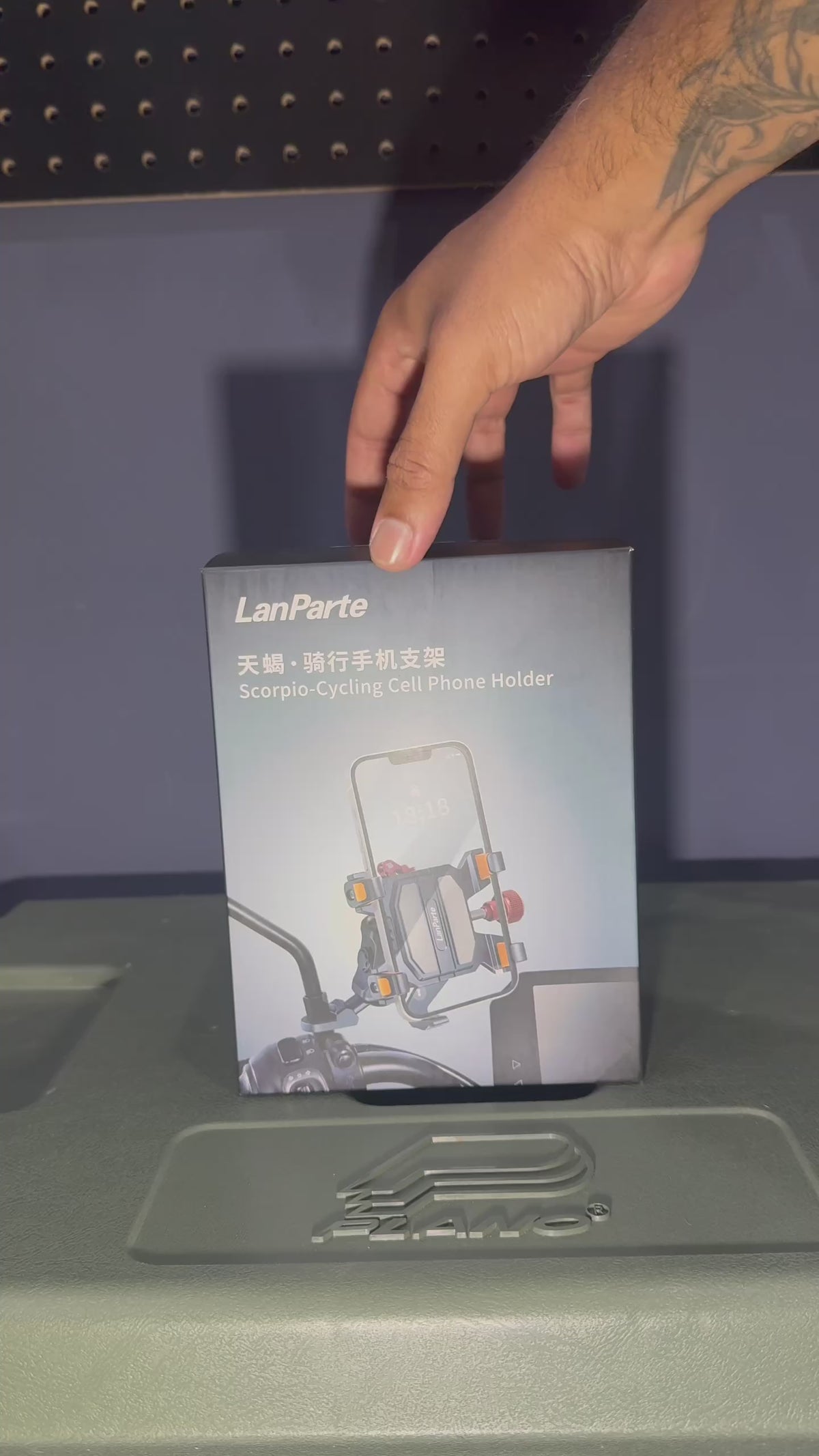 Base de telefono para motos con antivibracion