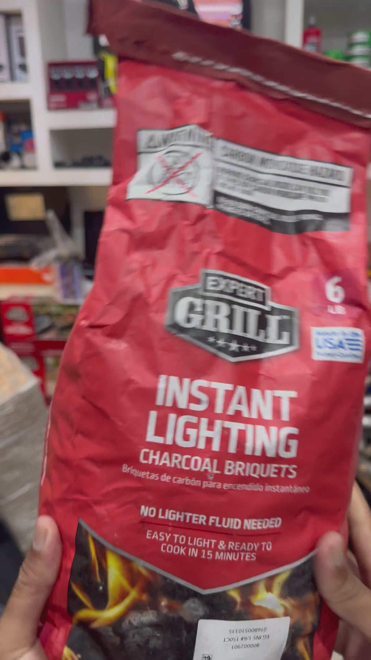 Carbón con encendido Instantáneo Expert Grill