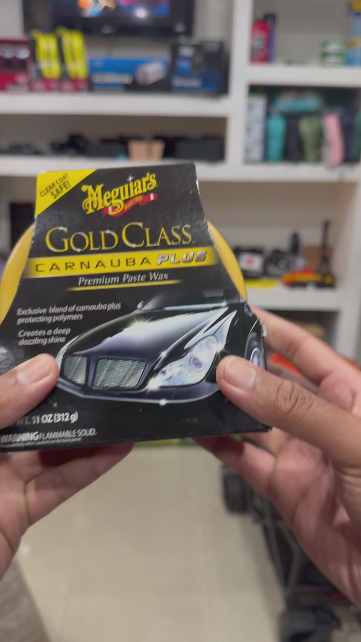 Cera en pasta Gold Class Carnauba  Meguiars 311g