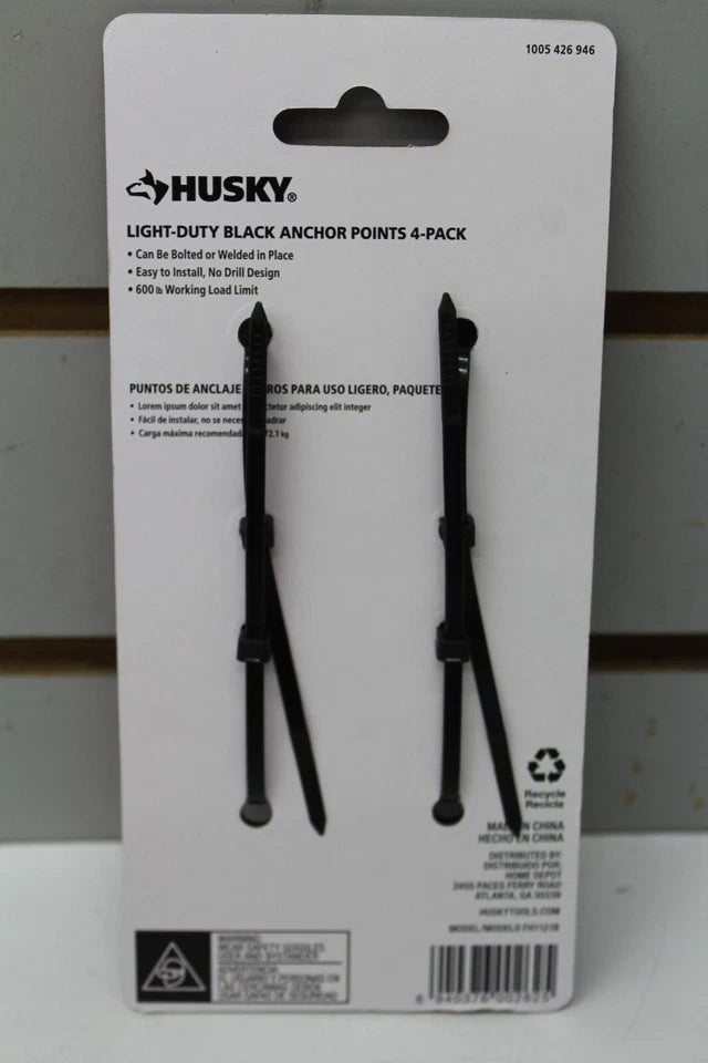 Husky 600 lbs set de 4 pcs